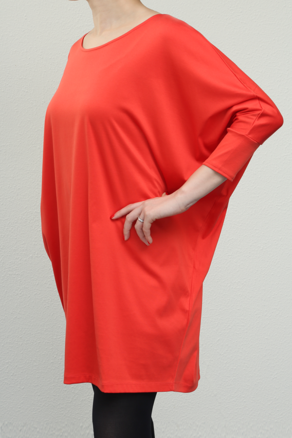 Suvin Cotton Dolman Sleeve Dress