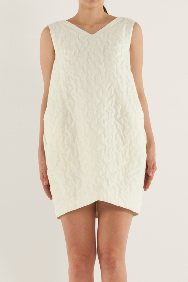 V neck Cocoon Dress